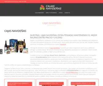 Cajasnavidenias.com.ar(Cajas Navideñas) Screenshot