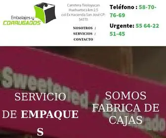 Cajasurgentesdf.mx(Fabrica de cajas) Screenshot