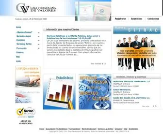 Cajavenezolana.com(La caja de seguridad del mercado de valores venezolano. Le permite realizar operaciones como) Screenshot