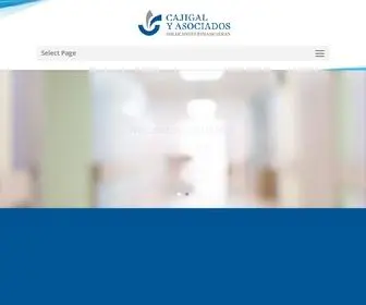 Cajigalyasociados.com(Cajigal y Asociados) Screenshot