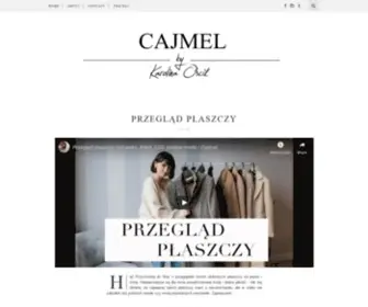 CajMel.pl(Travel & personal style blog) Screenshot