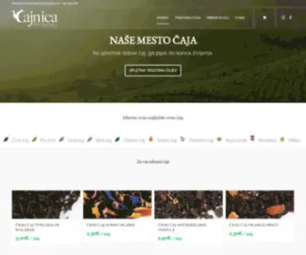 CajNica.com(Čajnica pri parku) Screenshot