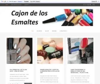 Cajondelosesmaltes.com(Cajon de los esmaltes) Screenshot