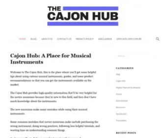 Cajonhub.com(Cajonhub) Screenshot