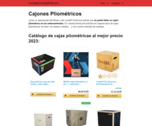 Cajonpliometrico.com(CAJÓN) Screenshot