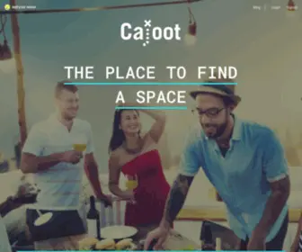 Cajoot.com(Find Event Spaces By Date) Screenshot