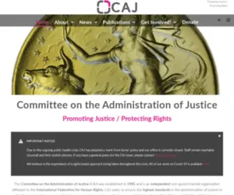 Caj.org.uk(Homepage – CAJ) Screenshot