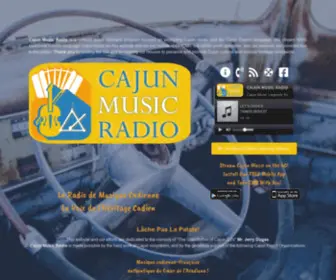 Cajunmusicradio.com(Cajun Music Radio) Screenshot