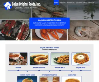 Cajunoriginal.com(Cajun) Screenshot