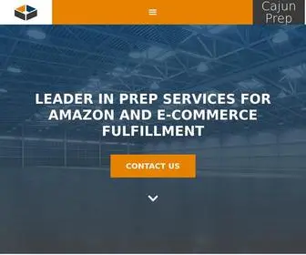 Cajunprep.com(Leaders in Prep Services for Amazon and eCommerce) Screenshot