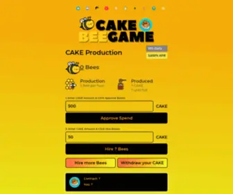 Cake-Beegame.site(CAKE Production) Screenshot