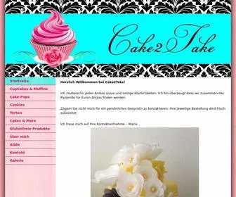 Cake2Take.ch(Willkommen bei Cake2Take) Screenshot