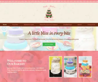 Cakebakerspm.com(Atlanta Custom Cakes and Event Planner) Screenshot