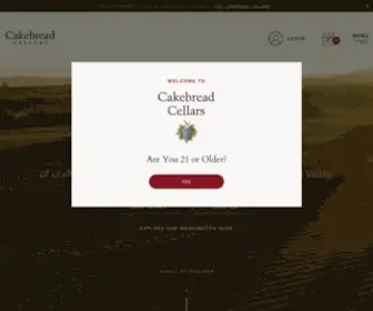 Cakebread.com(Commerce Cloud Storefront Reference Architecture) Screenshot