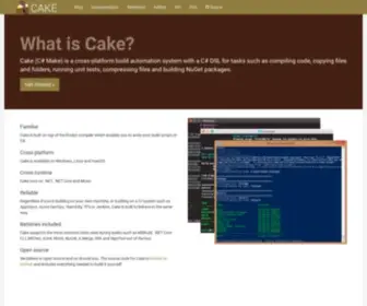 Cakebuild.net(Cake) Screenshot