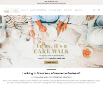 Cakecommerce.com(ECommerce Marketing Agency) Screenshot