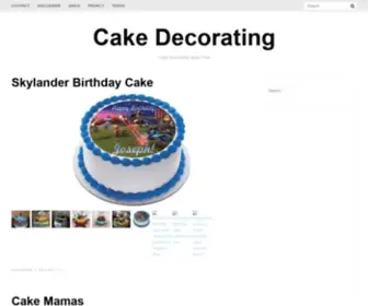 Cakedecoratingideasfree.com(Cake Decorating Ideas Free) Screenshot