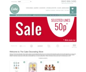 Cakedecoratingstore.co.uk(Cake Decorating Supplies) Screenshot