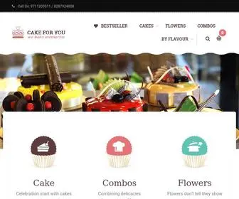 Cakeforyou.in(24 Hours Cake Delivery in Gurgaon) Screenshot