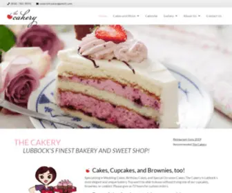 Cakerylubbock.com(Lubbock's finest bakery and sweet shop) Screenshot