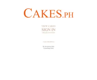 Cakes.ph(Cakes) Screenshot