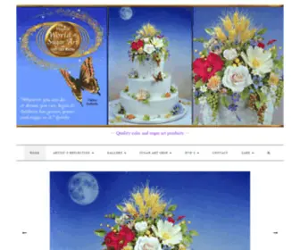 Cakesbydesign.cc(Quality cake and sugar art products) Screenshot