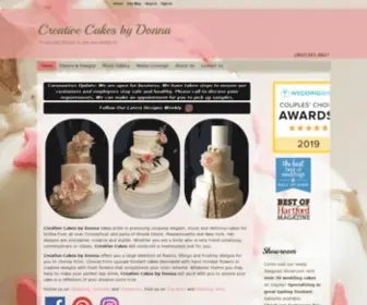 Cakesbydonna.com(Creative Cakes by Donna) Screenshot