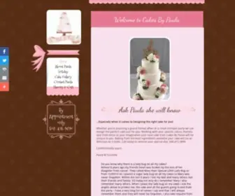 Cakesbypaula.com(Cakes By Paula of Bridgewater) Screenshot