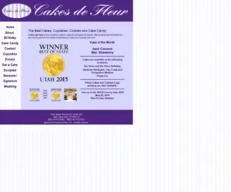 Cakesdefleur.com(Cakes de Fleur) Screenshot