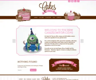 Cakesontop.com(Cakes On Top) Screenshot