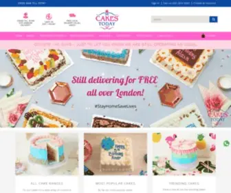 Cakestoday.co.uk(Online Cakes Delivery for any Occasion nearby London) Screenshot