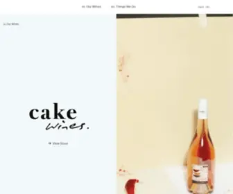 Cakewines.com(Cake Wines) Screenshot