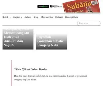 Caknun.com(Emha Ainun Nadjib (Cak Nun/Mbah Nun)) Screenshot