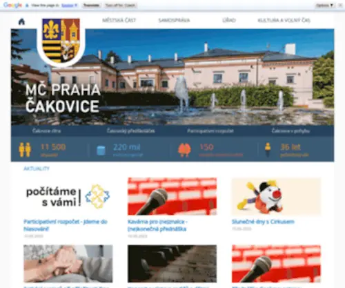 Cakovice.cz(Cakovice) Screenshot