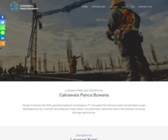 Cakrawalabuwana.com(Cakrawala Panca Buana) Screenshot