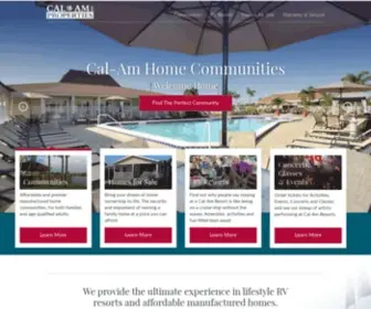 Cal-AM.com(Cal-Am Properties) Screenshot