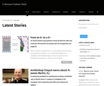 Cal-Catholic.com(California Catholic Daily) Screenshot