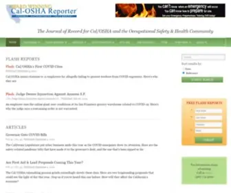 Cal-Osha.com(Cal Osha) Screenshot