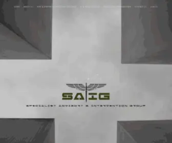 Cal-Saig.com(Specialist Advisory & Intervention Group) Screenshot