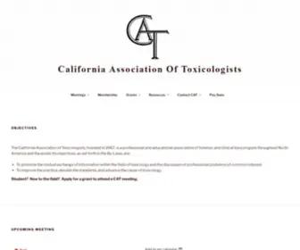 Cal-Tox.org(Cal Tox) Screenshot
