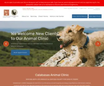 Calabasasanimalclinic.com(Calabasas Animal Clinic) Screenshot