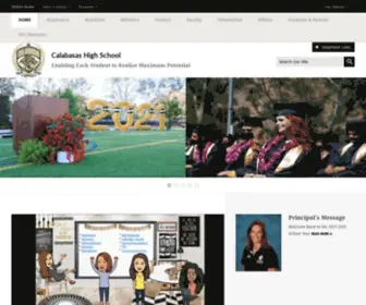 Calabasashigh.net(Calabasas High School) Screenshot
