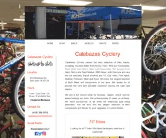 Calabazas.com(Calabazas Cyclery) Screenshot