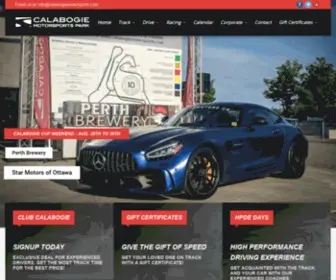 Calabogiemotorsports.com(This world) Screenshot