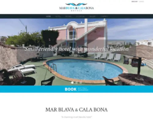 Calabona.net(Hotel Cala Bona) Screenshot