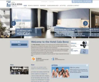 Calabonahotel.com(Hotel Cala Bona) Screenshot