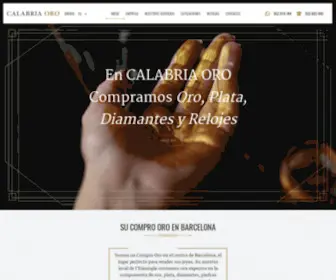 Calabriaoro.es(Compro Oro en Barcelona) Screenshot