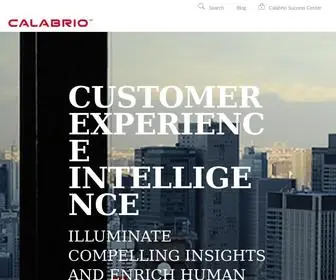 Calabrio.com(Workforce Optimization (WFO) Suite) Screenshot