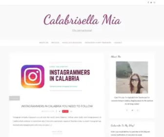 Calabrisellamiablog.com(Calabrisella Mia) Screenshot