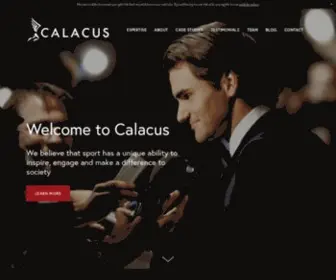 Calacus.com(Calacus Sports PR Agency) Screenshot